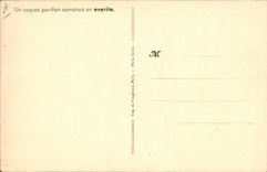 Postal Publicidad Pabellón construido en everite