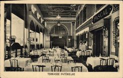 Vintage Postcard interior Publicity Pascal Terrasse Cointreau the Meuse Cinzano Vuchy Celestins Bodin Blackcurrant Zenia Pommey Greno Anselme Thomas Bassot