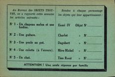 Vintage Postcard Publicity Libe France Television equipment