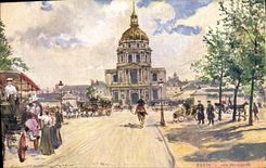 CPA Paris Illustrateur Les Invalides 