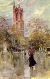CPA Paris Illustrateur La Tour Saint Jacques 