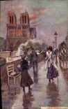 CPA Paris Illustrateur Notre Dame 