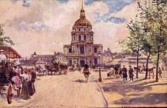 CPA Paris Illustrateur Les Invalides 