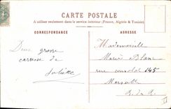 Postal Fantasia Flores Guisante de olor y Lila