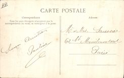 Vintage Postcard Phare Fecamp Depart for the sin has Newfoundland Bateau Sailing