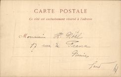 Vintage Postcard Phare Le Havre the entry of the port has high sea Sailing Boat