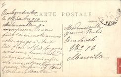 Vintage Postcard Headlight and the pier Is Boulogne on Mer