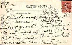 Vintage Postcard Biarritz the Headlight and the room of love