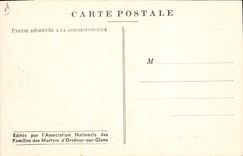 Modern Postcard Militaria Oradour on Gleans Left Oradour