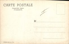 Modern Postcard Militaria light Footbridge of infantry