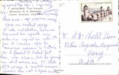 Modern Postcard Militaria Arcachon Monument of Resistance