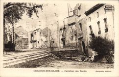 Modern Postcard Militaria Oradour on Glane Crossroads of Border