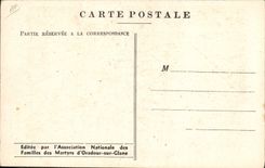 Modern Postcards Militaria Oradour on Glane the Germans had piles up faggots on these corpses