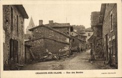 Modern Postcard Militaria Oradour on Glane Street of Border