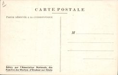 Modern Postcard Militaria Oradour on Gleans Interior of the church Baby carriages