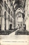 CPA Orgue Cathedrale de Chartres La nef et le choeur