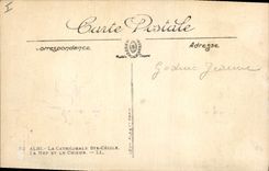 CPA Orgue Albi La cathedrale Ste Cecile La nef et la choeur