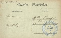 Vintage Postcard Wine Grape harvest the Last day of vintage SIGNAL