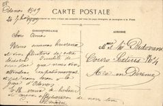 Vintage Postcard Wine Grape harvest the carriers SIGNAL