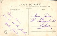 Vintage Postcard Fantasy Breton small Children the Folklore