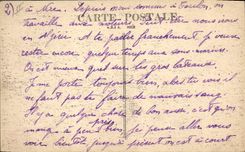 Vintage Postcard Carnaval of Nice the casseroles has Cavalcade horse