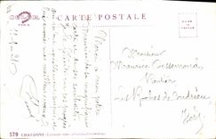 Postal Fantasia Flores Cardos