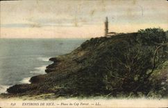 Vintage Postcard Headlight of the Cape Ferrat Surroundings of Nice
