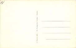 Vintage Postcard Headlight Sands of Olonne the headlight of the barges on the open sea