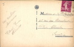 Vintage Postcard Headlight Royan Cliffs and headlight of Saint Georges