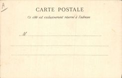 Vintage Postcard Marseilles Headlight Entered of the port Boat Boat