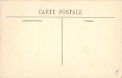 Vintage Postcard Headlight Cherbourg Perspective for the large pier and the roads Boats