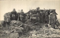 Modern Postcard Militaria With the operations Observation post of artillery
