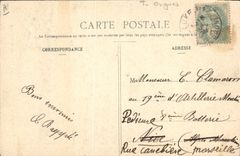 Postal Órgano Luxeuil los Baños Órganos de la iglesia