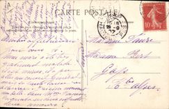 CPA Folklore Auvergne La Bourree 