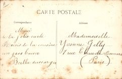 CPA Folklore Auvergne La Bourree 