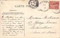 CPA Folklore Auvergne La Bourree 