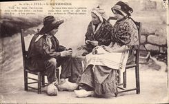 CPA Folklore Auvergne 