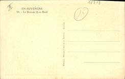 CPA Folklore Auvergne Le berceau Fileuse 