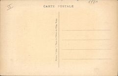 Postal Folclore Auvernia Interior Auvergnat