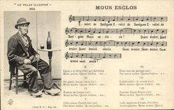 CPA Folklore Le Velay Mous Esclos 