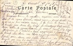 CPA Folklore Auvergne La Bourree 