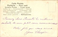 CPA Fantaisie Fleurs Trefles