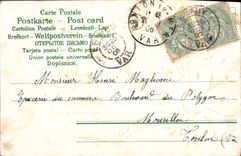 CPA Fantaisie Fleurs Moulin a vent