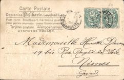 CPA Fantaisie Fleurs Colombes