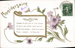 CPA Fantaisie Fleurs 