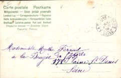 CPA Fantaisie Fleurs Poisson 1er Avril