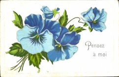 CPA Fantaisie Fleurs 