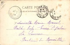 Postal Vino Vendimias la vid en Borgoña lo está cortada