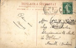 CPA Publicite Toni Kola
