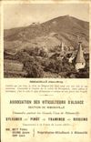 CPA Publicite Ribeauville Association des Viticulteurs d'Alsace Sylvaner Pinot Traminer Riesling